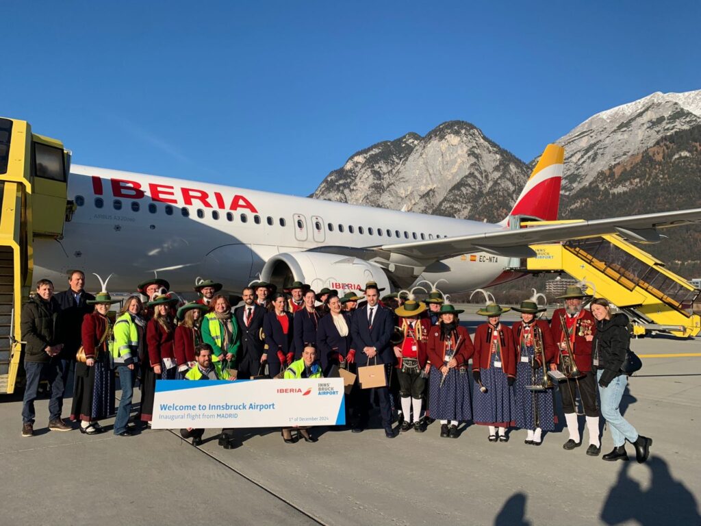 Iberia startet nun auch in Innsbruck